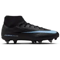 Nike Zoom Mercurial Superfly 10 Academy IJzeren-Nop Voetbalschoenen (SG) Anti-Clog Zwart Lichtblauw