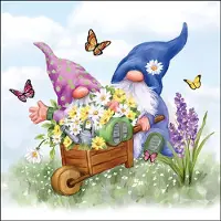 Ambiente Lunch servetten - Gardening gnomes