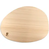Kai Shun Hinoki Oval Cutting Board Size L, snijplank Hinokihout, 41 cm x 31 cm