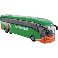 Kids Globe Bus Die Cast met Licht en Geluid, 18,5cm