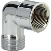 Viega Draadfitting knie 1/2 bixbu. 90gr. chroom 102586