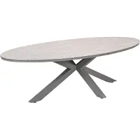 Garden Impressions Edison tafel 280x140xH75 cm taupe/light teak