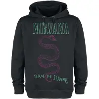 Nirvana Trui met capuchon - Amplified Collection - Serve The Serpents - S tot 3XL - voor Mannen - zwart | Maat S