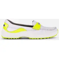 ZOO Adventure Mocassin Dames Mia Wit/Geel-Schoenmaat 39