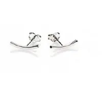 Karma Symbols oorbel M1638 XL Curved Bar