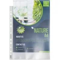 Exacompta 10x Zakje met 50 geperforeerde showtassen in gerecycled PP Forever 9/100e - A4 - Doorschijnend - 5330E