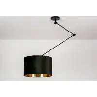Lumidora Hanglamp 30922 - CHARLOTTE - E27 - Zwart - Metaal - ⌀ 40 cm