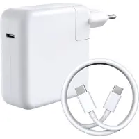 Phonillico Snellader en kabel 96W geschikt voor MacBook PRO 16/15/14/13, MacBook AIR 13/15, MacBook Rétina 12, Mac Studio 2023, Mac Pro 2023
