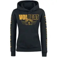 Volbeat Trui met capuchon - God Of Angels Trust - S tot XXL - voor Vrouwen - zwart | Maat M