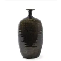 Serax Vaas-Vaas voor Bloemen Glas Groen-Donker Groen D 20 cm H 39 cm Opening 1.5cm