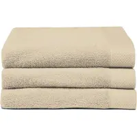 Seahorse pure baddoek 60 x 110 cm light sand (per 3 stuks)