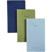 Brepols agenda 2026 - INTERPLAN [0.736] - COLORA - Agenda - 1 week op 2 pagina's - Weekoverzicht - Licht blauw - 9 x 16 cm