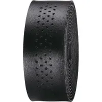 Bbb Cycling Stuurlint Racefiets - Zelfklevende Stuurtape van Microfiber - Lengte: 200cm - Dikte: 2mm - Inclusief Stuurdoppen - Zwart- SpeedRibbon BHT-12