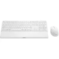 Philips 6000-serie SPT6607W/16, Volledige grootte (100%), Draadloos, RF draadloos + Bluetooth, QWERTY-lay-out, Wit, Inclusief muis