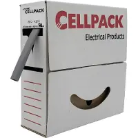 Cellpack 203680 Krimpkous zonder lijm Grijs 24 mm 8 mm Krimpverhouding:3:1 4 m