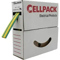 Cellpack 204310 Krimpkous zonder lijm Groen, Geel 9 mm 3 mm Krimpverhouding:3:1 10 m