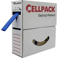 Cellpack 127106 Krimpkous zonder lijm Blauw 3 mm 1 mm Krimpverhouding:3:1 15 m