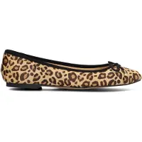 Inuovo Dames Ballerina's B16003 - Bruin - Maat 37