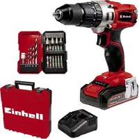 Einhell accuboormachine 44Nm 18V met accu 22-delige set PXC TE-CD 18/2 Li-i