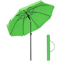 Songmics Strandparasol met UPF 50+ UV-bescherming, Groente / Ø 160 cm