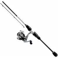 Kinetic Demigod Ct Spinning Combo Zwart 1.83 m / 0.7-7 g