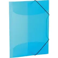 Herma 19506 map Polypropyleen (PP) Blauw, Doorschijnend A4