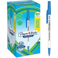 Papermate Kilometrico Balpen Blauw Medium 0,7 mm 50 Stuks