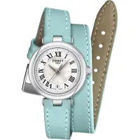 Tissot Bellissima Xs Double Tour Strap Dames Horloge Blauw T1260101611300