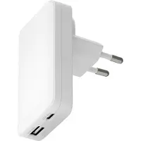 Dbramante1928 Re-charge Pro Slim Oplader USB-C 45W en USB-A 30W - Wit