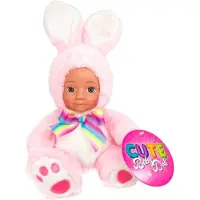 Ruby toys SOFTY- Blije poppen in dierenpakjes 2 assorti