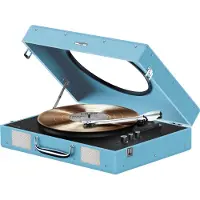 Mixx Revival 65 Stereo Vinyl Record Player Deck - Blue Platenspeler