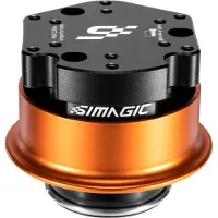 Simagic EVO Third Party Quick Release Snelsluiting-adapter Zwart, Oranje