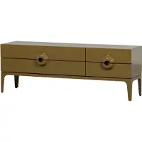 Woood Merge Tv Meubel - Eucalyptus hout - Honinggeel - 57x160x44