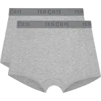 Ten Cate short - set van 2 grijs Meisjes Katoen Effen - maat 110/116