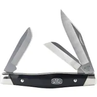 Buck Stockman Black Nickel Silver