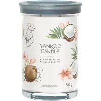 Yankee candle - Coconut Beach Large Tumbler Geurkaars - 100 branduren - twee lonten
