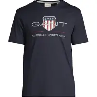 Gant Shirt navy / donkerrood / wit
