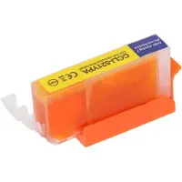 PrintAbout Huismerk Canon CLI-521Y Inktcartridge Geel