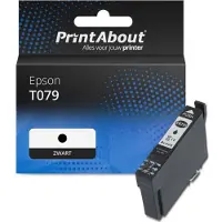 PrintAbout Huismerk Epson T079 (C13T07914010) Inktcartridge Zwart