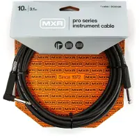 Mxr DCIX10R - Gitaarkabel, Pro serie, met haakse jack, 3 meter