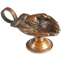 BERK Wierookbrander gevende handen messing