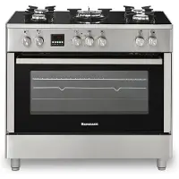 Ravanson Kwge-k90 Gaskookplaat Met Elektrische Oven