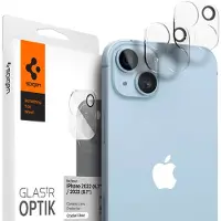 Spigen Optik Lens Protector - Full Camera bescherming (2-pack) voor de Apple iPhone 14 / 14 Plus - Crystal Clear