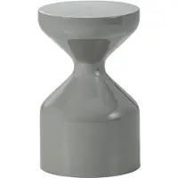 Woood Floyd Bijzettafel - Metaal - Lichtgrijs - 47x30x30