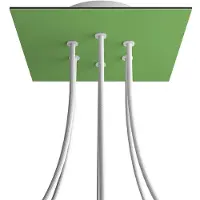Creative Cables Kroq206f116 Rose-one Square Green Meadow Rose-set