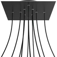 Creative Cables Krovnq4010f103 Xxl Rose-one Vierkant Mat Zwart Rose Kit