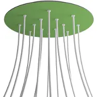 Creative Cables Kror4014f116 Xxl Roos-een Ronde Groene Weide Rozen Kit