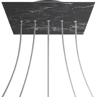 Creative Cables Krovnq405lf104 Xxl Rose-one Vierkante Marquina Marmeren Rozenset