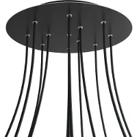 Creative Cables Krovnr4012f103 Xxl Rose-one Rond Mat Zwart Rozenset