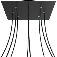 Creative Cables Krovnq408f103 Xxl Rose-one Square Mat Zwart Rozenset
